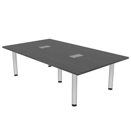 Skutchi Designs 47.25 in W, 84 in L, 29 in H, Engineered Wood Top, Grey H-REC-4884-PT-AN-EL